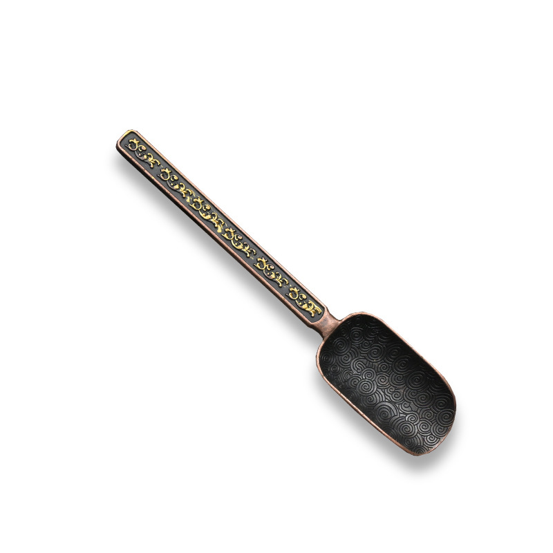 Alloy Tea Spoon, Tea Scoop, Tea Leaf Spoon, Kung Fu Tea Set, Tea Ceremony Accessories, Metal Tea Spoon, Tea Table Accessories, in Stock, Direct Source