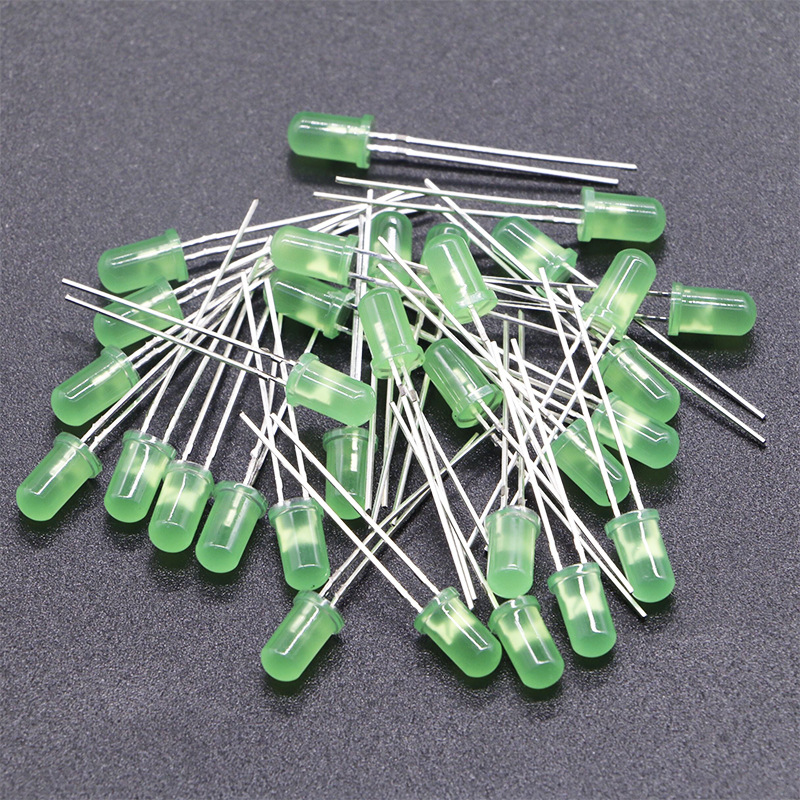 LED5mm colored colloid round head direct plug LED light-emitting diode f5 full color RGB high brightness LED lamp beads