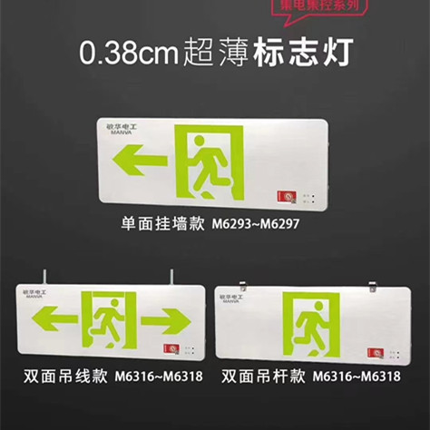 Wholesale Min Wah Loos Fire Emergency Evacuation Indicator Light Type a 36V Centralized Power Emergency Light Evacuation Marker