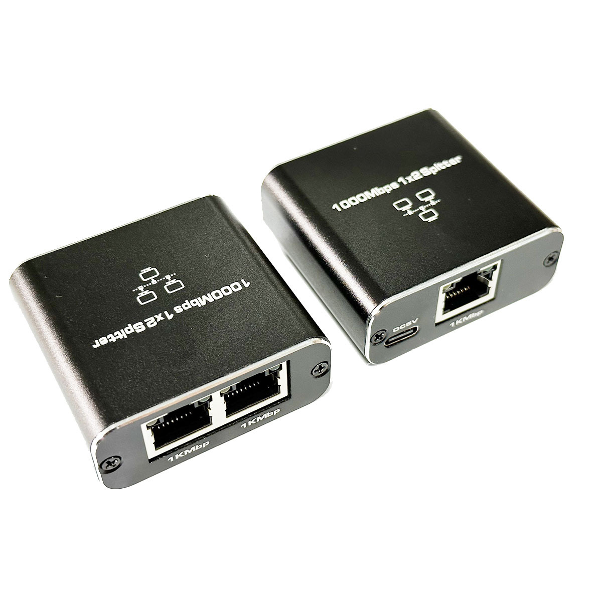 Gigabit network cable one-two simultaneous Internet access broadband network splitter network cable adapter connector connector port