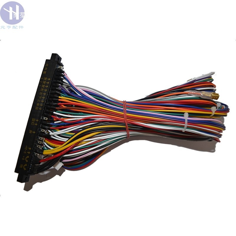 Game Console Cable 28P Soldered Gold Finger Jamma Extension Cable Arcade Fighting Machine Cable Extension Cable 60cm