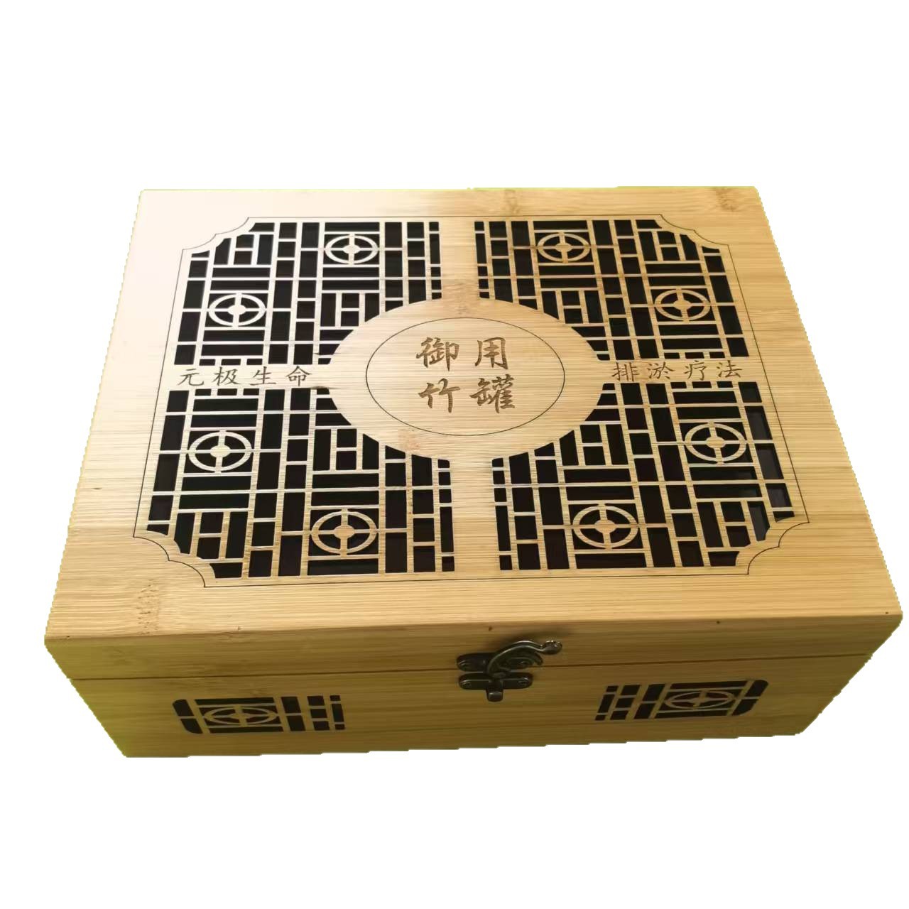 Anji Bamboo Box, Bamboo Jar, Cupping Jar, Boiled Thumb Jar, Royal Bamboo Jar, Green Set Box, Purple Bamboo Micro-Displacement Packaging Box