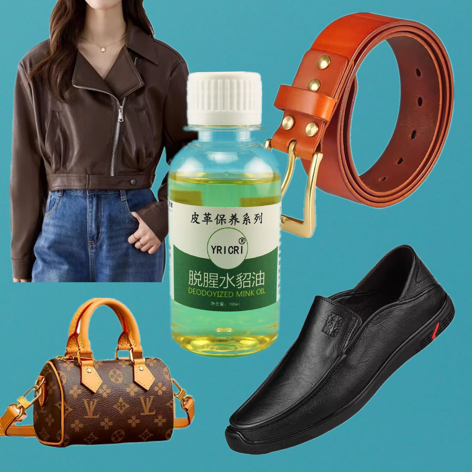 natural deodorized mink oil no wax mink oil leather care soft discoloration oil leather maintenance nourishing oil