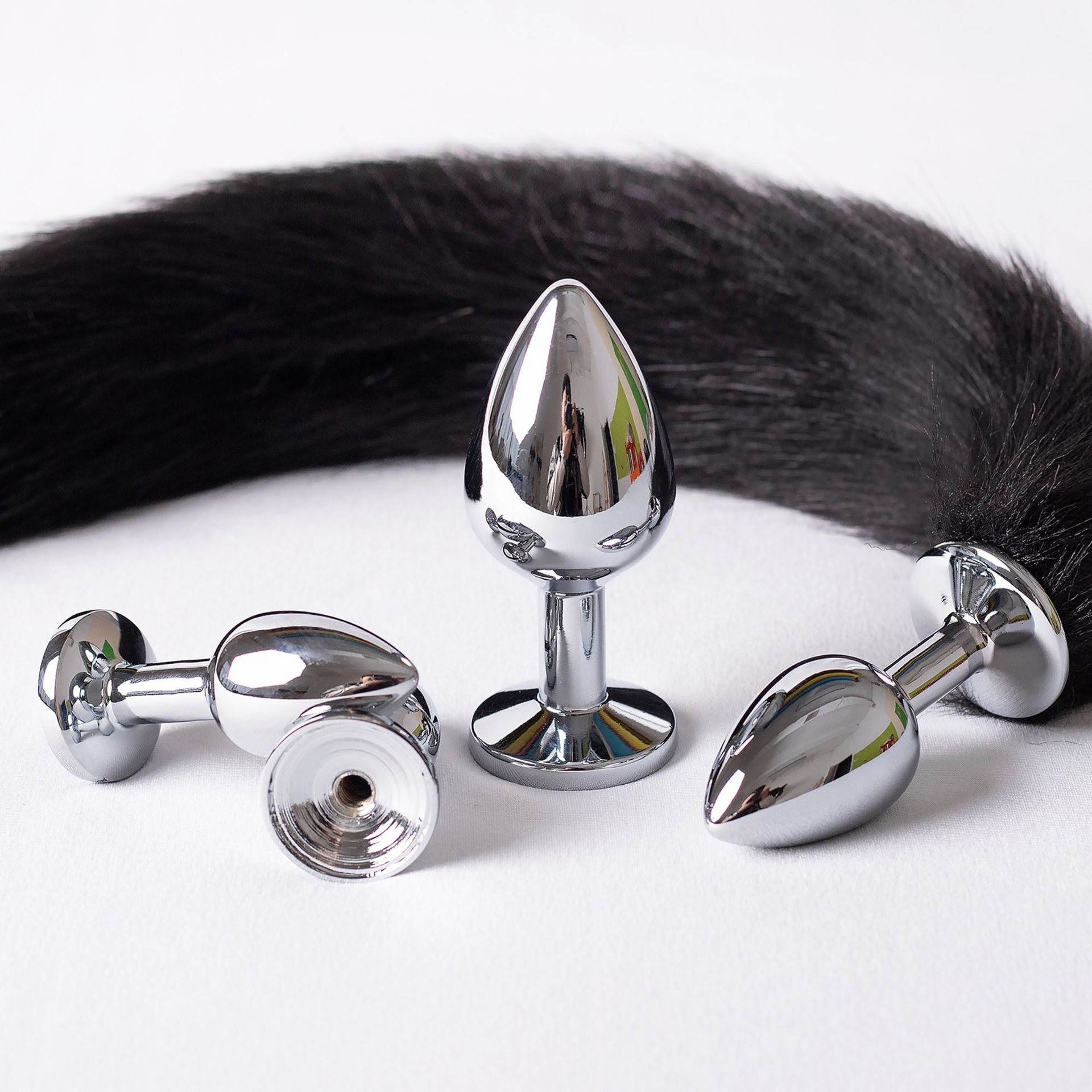 Detachable Sexy Tail Anal Plug SM Fox Tail Anal Plug Rear Anal Plug Women's Supplies Anal Plug Dilator
