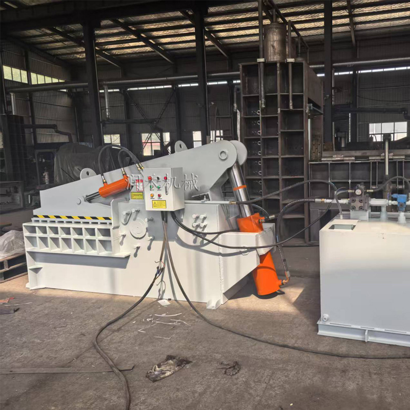 Гидравлическая машина для резки, маленькая крокодиловая машина, полностью автоматическая машина для резки отходов стали, 200 тонн, машина для резки железа