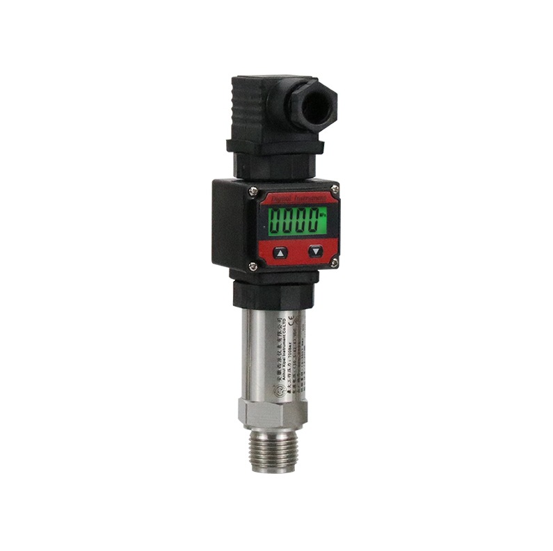 Diffusion silicon pressure transmitter with digital display high precision compact type water pressure differential pressure air pressure hydraulic oil pressure sensor