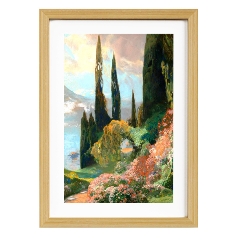 Wooden 6inch Photo Frame Table Hanging Wall A3A4 Paper Picture Frame 4-Open Mounting Self-Installed Large Size Oil Painting Frame 12inch