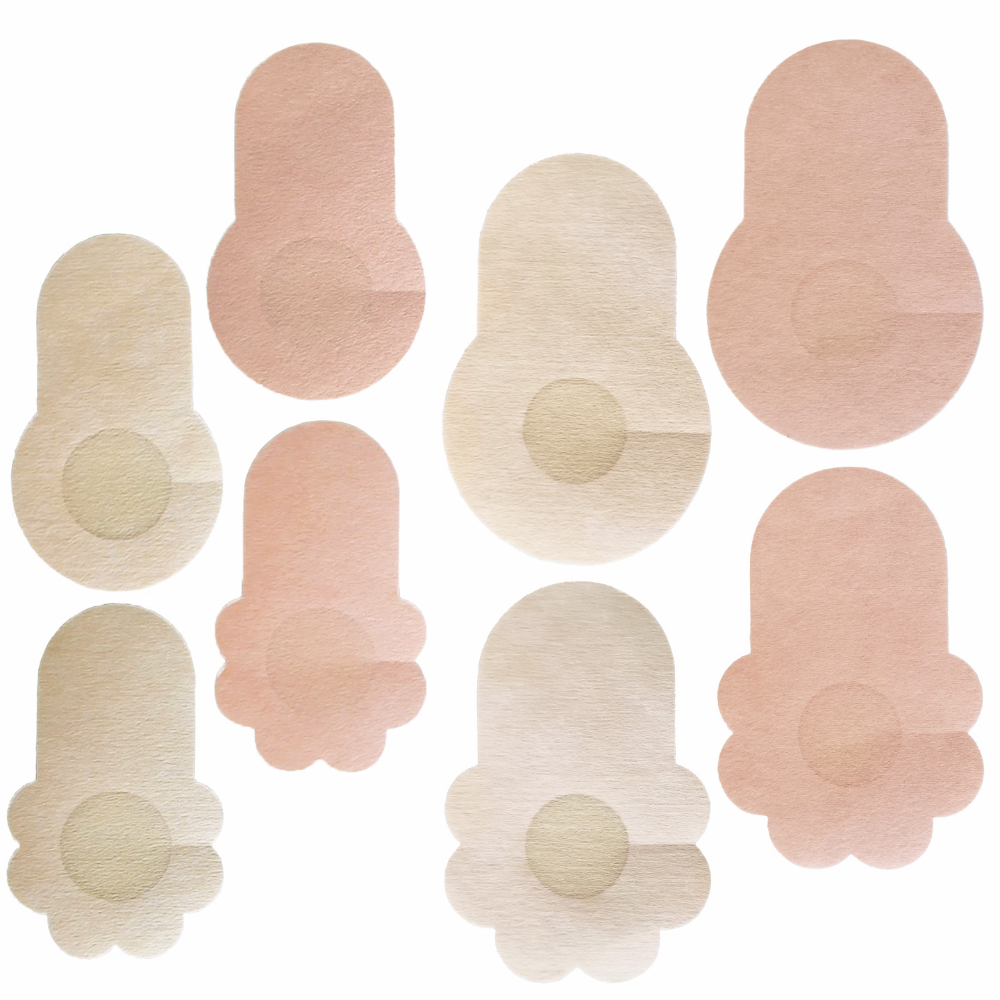 Disposable Pull-up Chest Sticker Anti-glare Anti-bump Sticker Non-woven Fabric Breathable Push-up Breast Sticker Summer Bra for Women