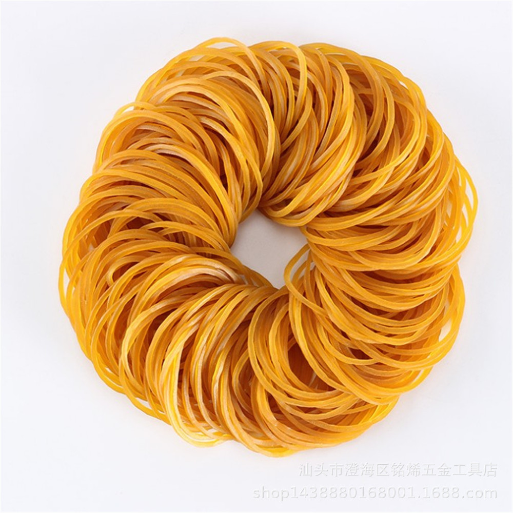 Yellow rubber ring color high temperature resistant rubber band leather band rubber tools classification rubber band office wholesale