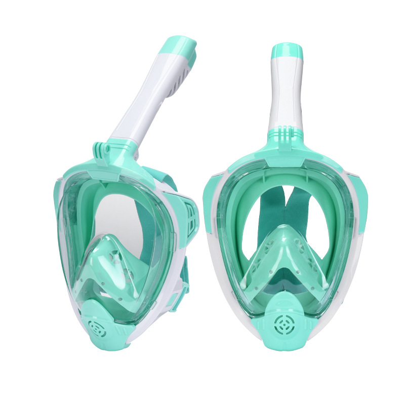 Summer Hot-Selling Manufacturer Direct Approval Fully Dry Adult and Children Diving Mask Snorkeling Set Swimming Goggles Silicone Mask