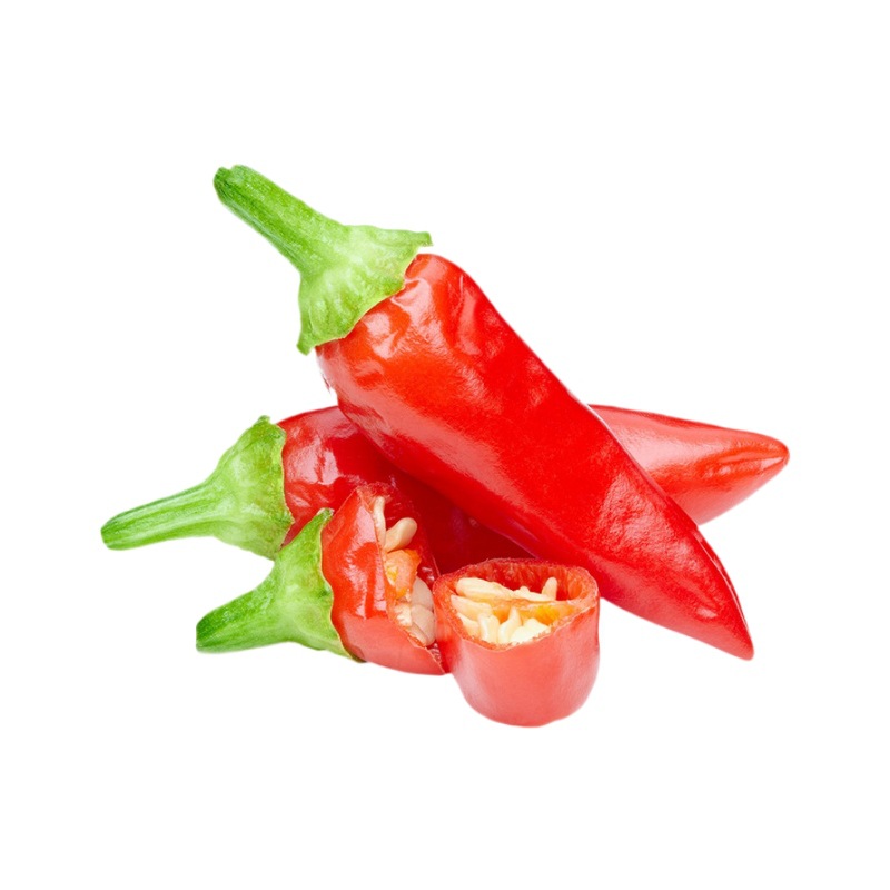 Red Pickled Pepper Seeds Hong Kong Pepper Seeds All Year Round Bullet Pepper Green and Red Balcony Potted Dual-Purpose Pickled Pepper Extra Spicy Vegetables