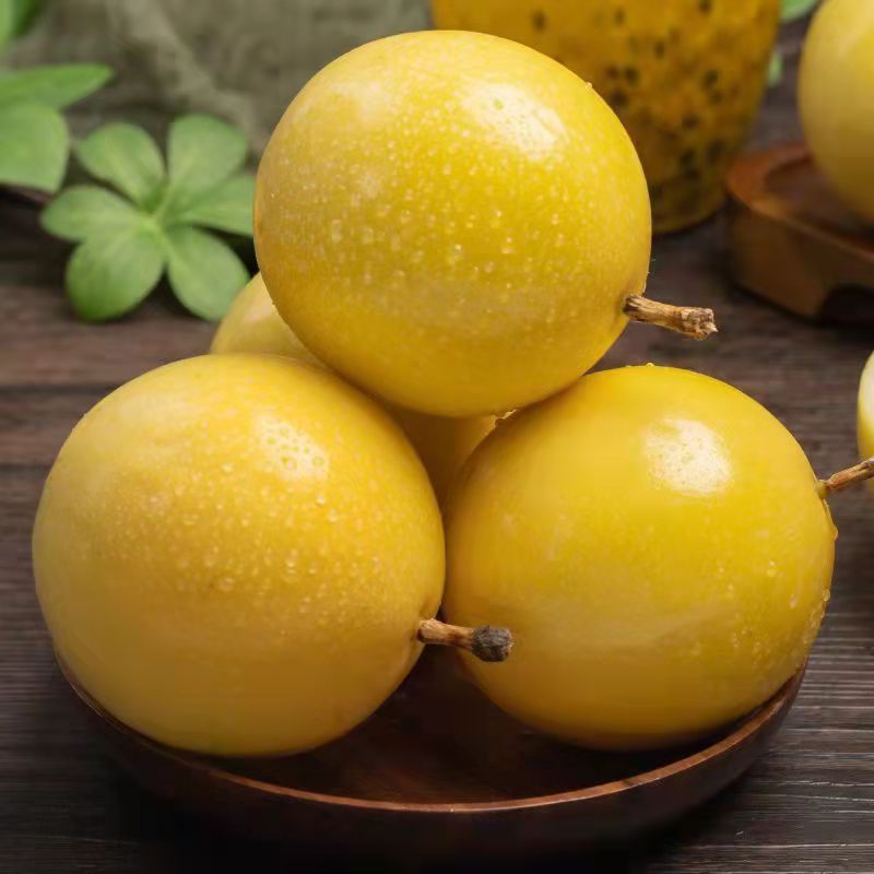 Guangxi Yunnan Golden Passion Fruit Fresh Fruit Yellow Wrinkled Skin Freshly Picked Free Shipping Passion Fruit Dropshipping