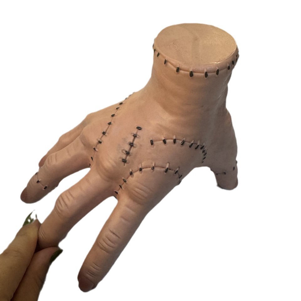 Addams American Tv Series Wednesday Enamel Palm Wednesday Thing Broken Palm Ornaments Dress up Props