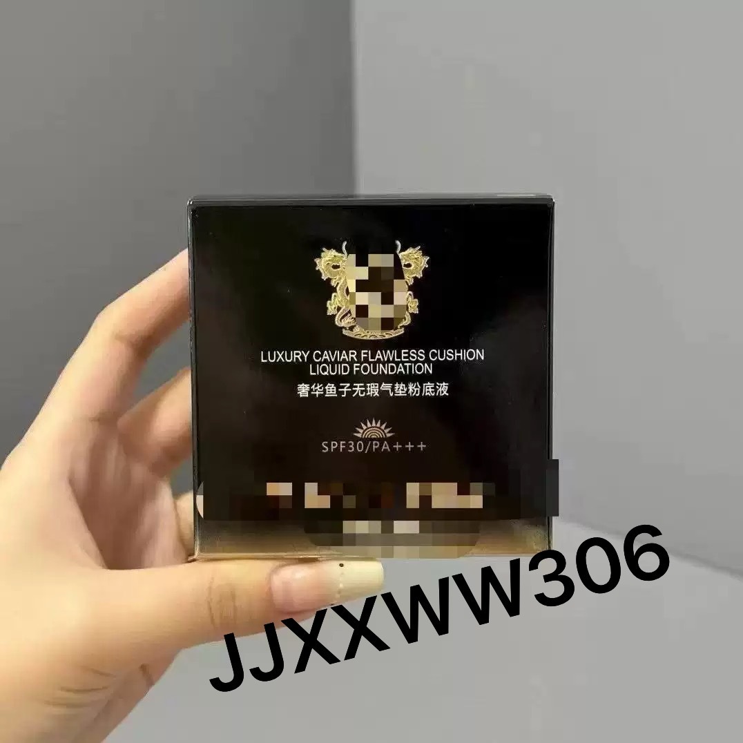 Крем-кушон с плоским черным икрой Mao Ge, увлажняющий, консилер, 14г с заменяемым картриджем