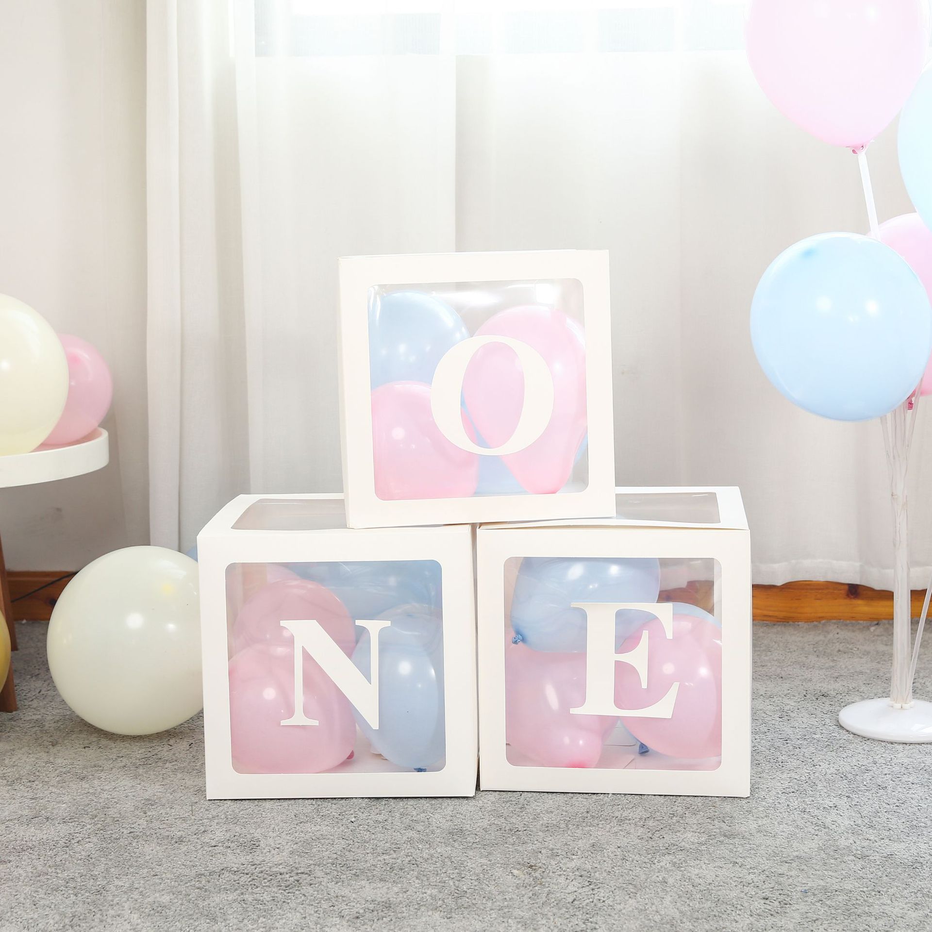 Прозрачная коробка с воздушными шарами для Дня святого Валентина 5201314 праздничные принадлежности