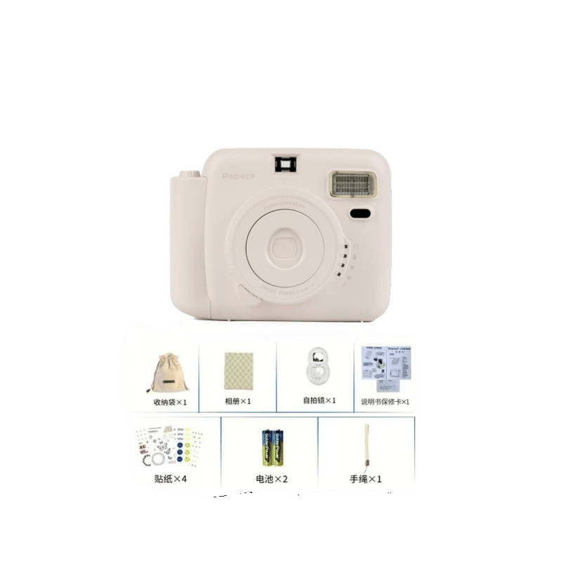 Brand New Popoto Polaroid Cute Retro Digital Student Version Evaluation Cheap Portable Suitable for Automatic Photo Taking