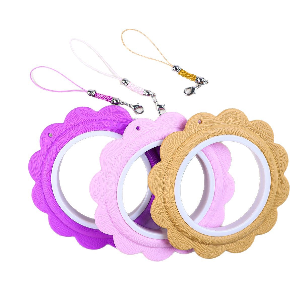 New Amazon Candy Color Embroidery Stretch ptr Plastic Cross-stitch Flower Circle Embroidery Stretch Round Embroidery Circle Factory Direct Supply