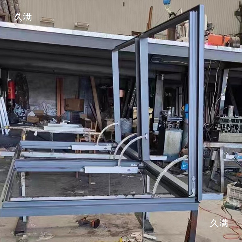 Thickened Aluminum Alloy Skylight Sloping Roof Sun Room Attic Light Well Electric Manual Sliding Skylight