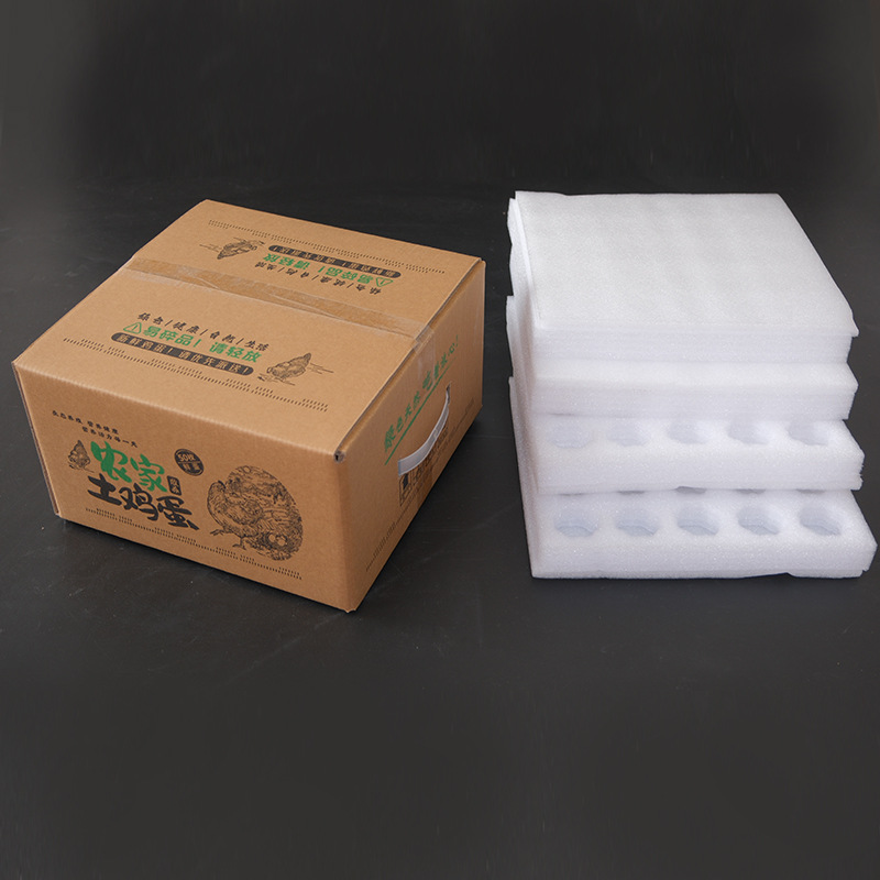 Manufacturer Egg Tray Anti-Fall Shock-Absorbing Pearl Cotton Epe Egg Tray Egg Tray Carton Egg Packaging Box Spot Wholesale