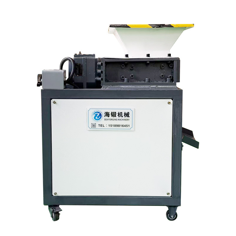Small Dual-Axis Shredder Kitchen Waste Plastic Shredder Book Paper Shell Beer Cap Can Shredder Manufacturer