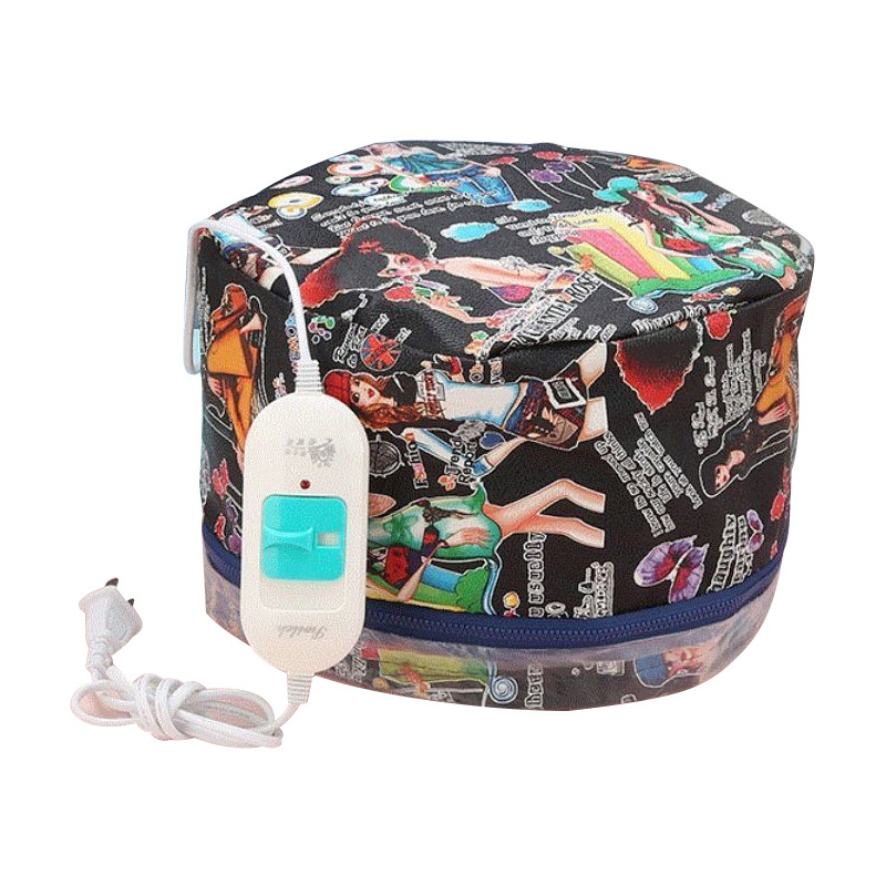 Household Heating Oil Baking Hat Three-stop Evaporating Hat Electric Heating Hat Steam Hair Care Hat Women's Hair Dyeing and Hair Care Shower Hat