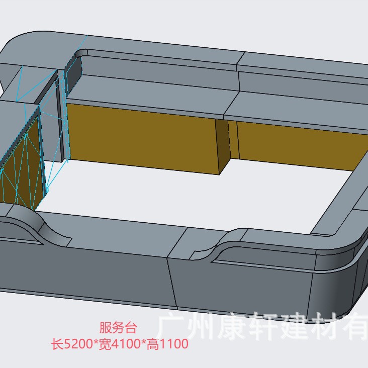 Стойка ресепшн из акрилового искусственного камня для торгового центра стильная, простая и элегантная, производитель акрилового искусственного камня индивидуальная