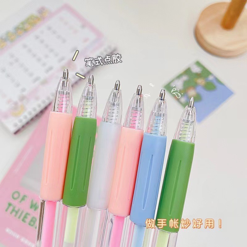 Press glue dispensing pen ins Wind hand account pen type sticker with a little glue pen to accurately apply glue refill glue pen