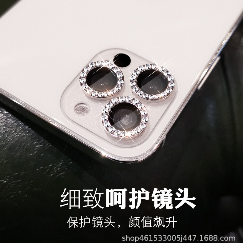 Suitable for Iphone16E Rhinestone Lens Film Dot Diamond Eagle Eye Apple 17 Promax Camera Diamond Protective Sticker