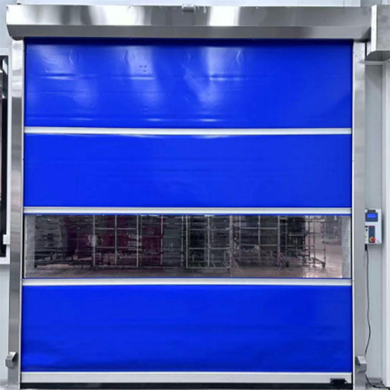 Pvc Fast Door Automatic Sensor Lift Door Dust-Free Workshop Rolling Door Electric Door Temperature Measurement Door Industrial Stacking Door
