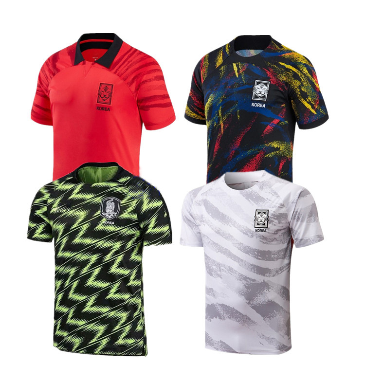Футбольная форма сборной Южной Кореи 2022 года для тренировок перед игрой Sun Xingu Летняя форма