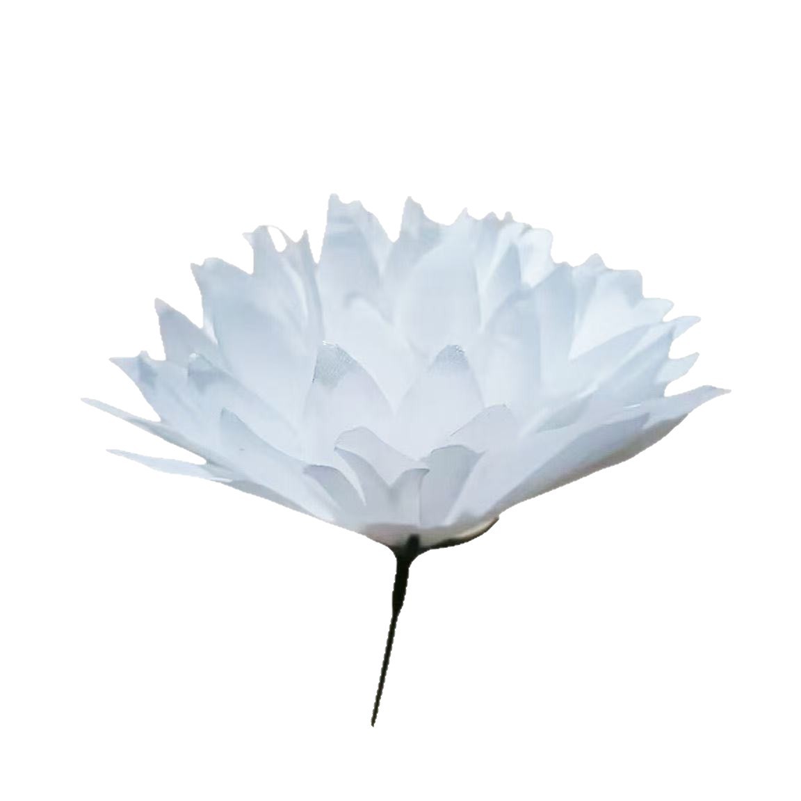 Wholesale Single Artificial Yellow and White Chrysanthemum Fake Flower Finished Product Cemetery Cemetery Display Bouquet Arrangement Event Venue Chrysanthemum