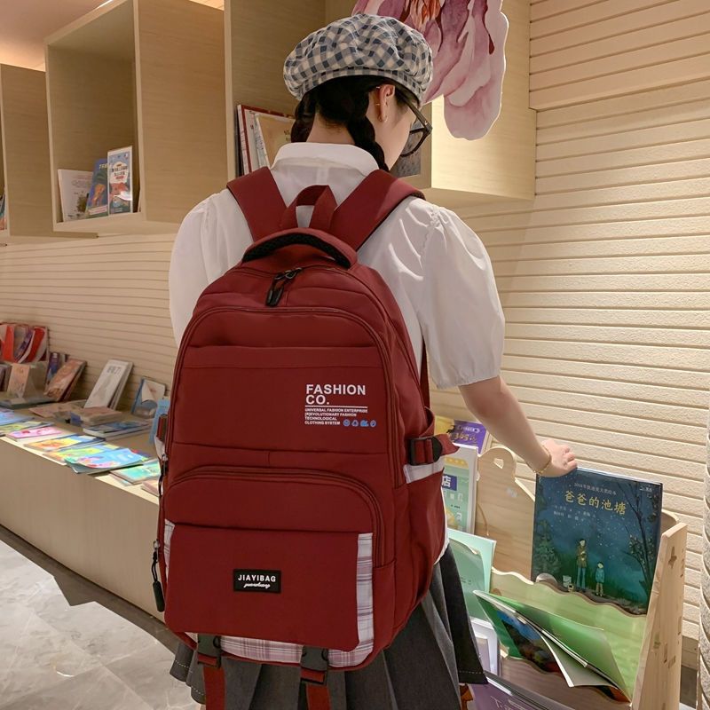 Schoolbags for Male College Students, Large Capacity, High School and Junior High School Students, Trendy Brands, Fashionable and Versatile Trendyy Backpacks, Backpacks for Women Ins