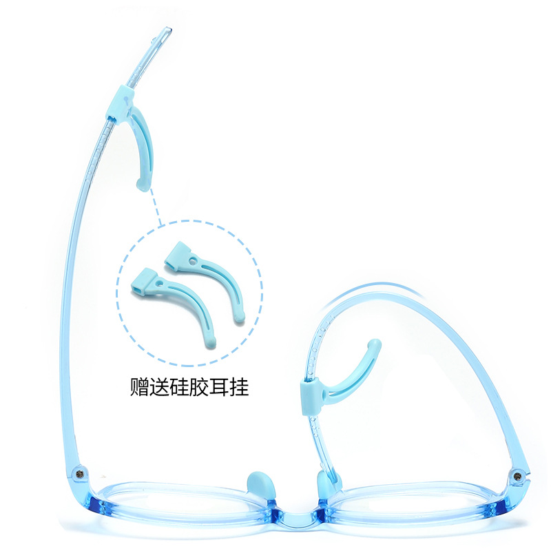 New Fashionable Kidsren's Glasses Frame for Girls Aged 8-12, Anti-Blue Light Myopia Frame for Boys, Soft Tr Simple Style for Primary School Students