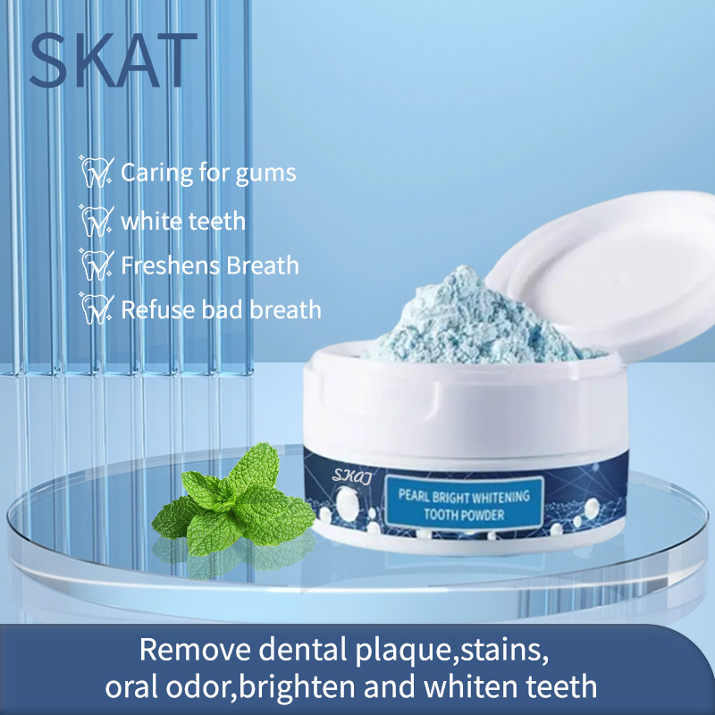 All English SKAT Pearl Bright White Teeth Powder Fresh Breath to Yellow and Stain to Bad Breath Bright White Teeth Wholesale