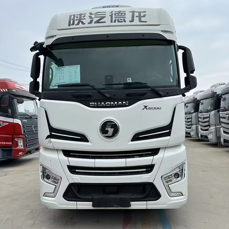 Cross-Border National Six Shaan Automobile Delong X6000 Tractor High-Top Delong Semi-Trailer Tractor Port Tractor Head