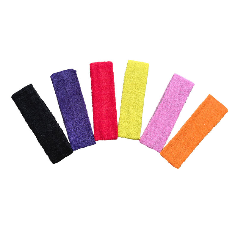 European and American Cross-Border Yoga Headbands, Fitness Sports Sweat-Absorbent Headbands, Cotton Towels, Men's and Women's Face-Washing Headbands, Sports Trend