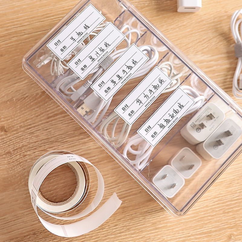 Waterproof Tearable Traceless Label Stickers for Refrigerator Frozen Food Storage Boxes, Categorized Food Convenience Dd Food Labels