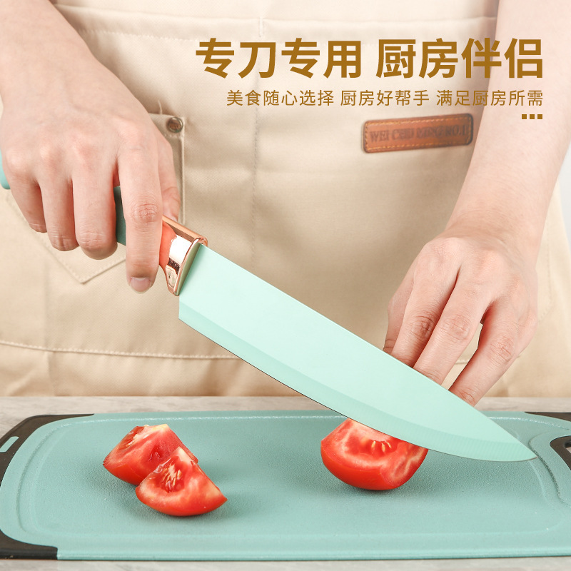Factory Direct silicone 19-piece wooden handle kitchenware suit knife scissors chopping board spatula spoon kitchenware combination wholesale