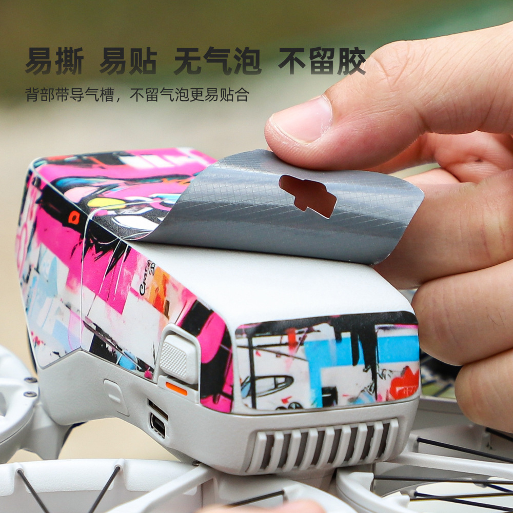 Sunnylife for DJI FLIP Colorful Sticker RC2 Remote Control Protection Film RC-N3 Anti-Scratch Accessories