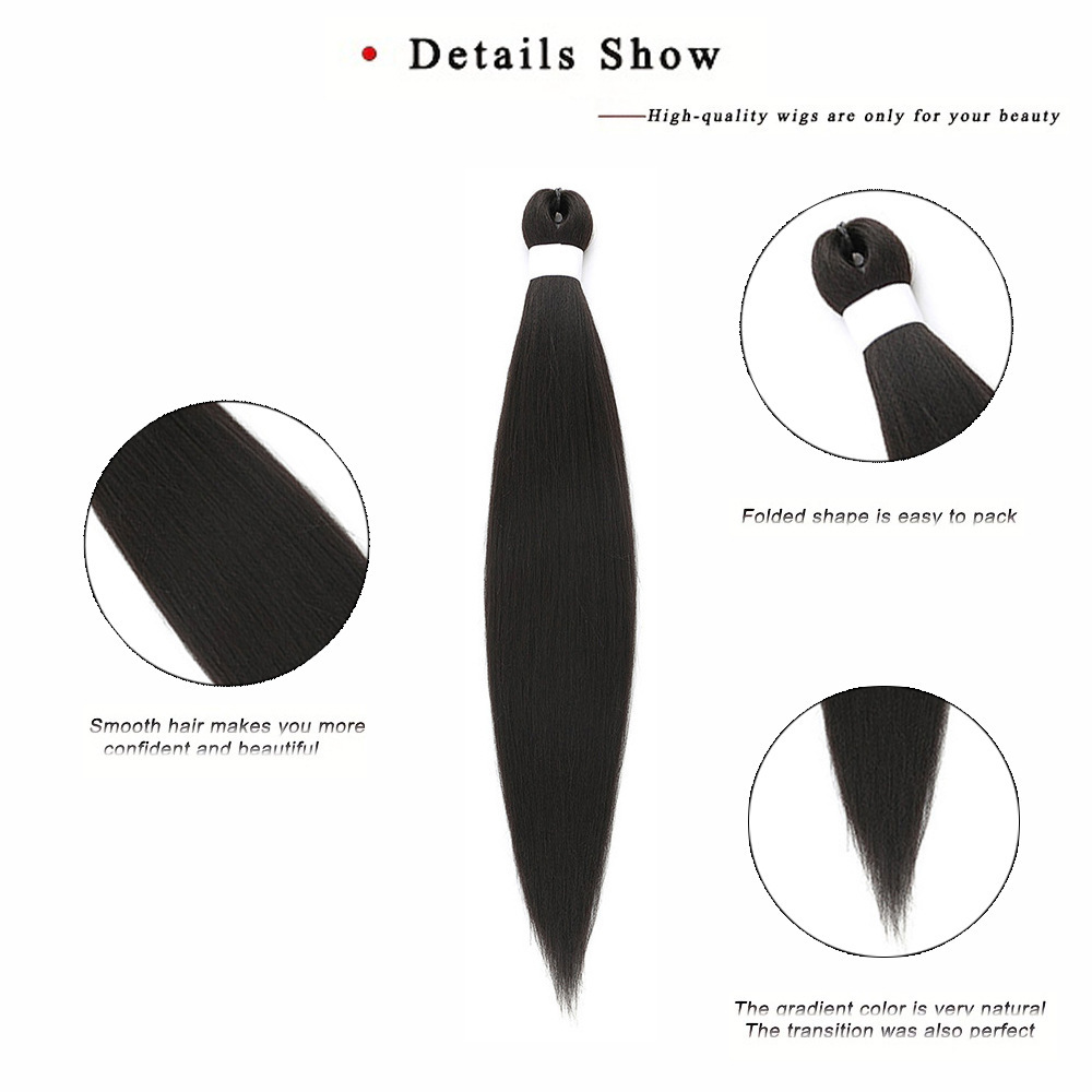 Foreign Trade African Big Braided Wig Colorfulful Dreadlocks Hair Rope Gradient Chemical Fiber Hair Hip-Hop Dreadlocks Braided Hair Spot Wholesale