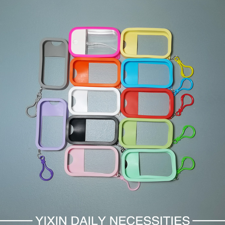 Спот 38ml 45ml 50ml распылитель карта Apple бутылка цветной силиконовый чехол брелок под-упаковка силиконового чехла