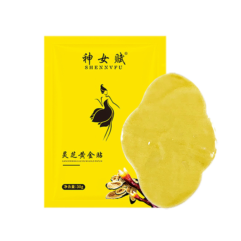 Ganoderma Lucidum Gold Slimming Patch, Popular Shaping, Firming and Slimming Herbal Energy Mask, Fever Lazy Person's Fat Reduction Patch Processing