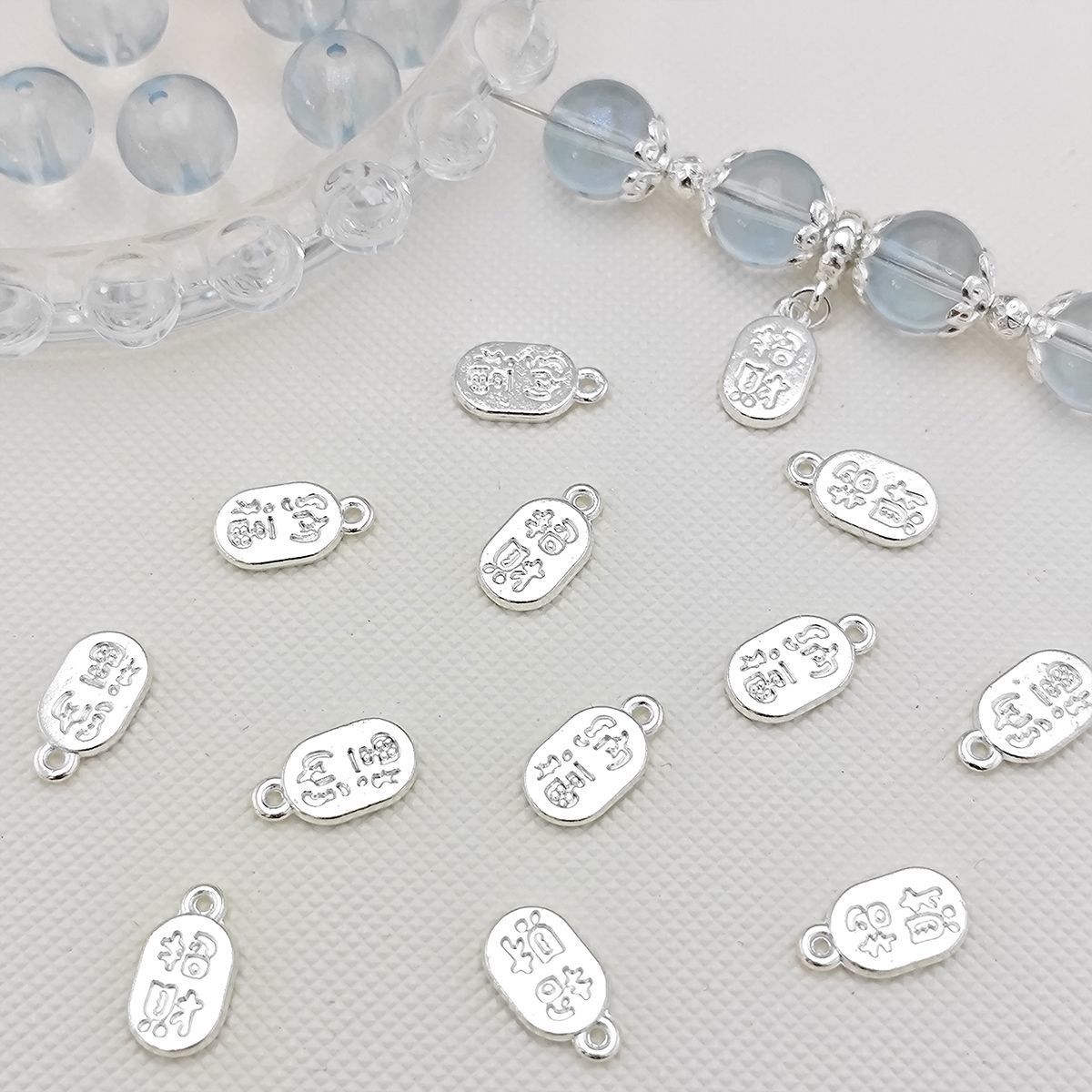 DIY Fu бренд аксессуары удачи Nafu Ping An кулон браслет ожерелье бусины аксессуары Fu ручные материалы