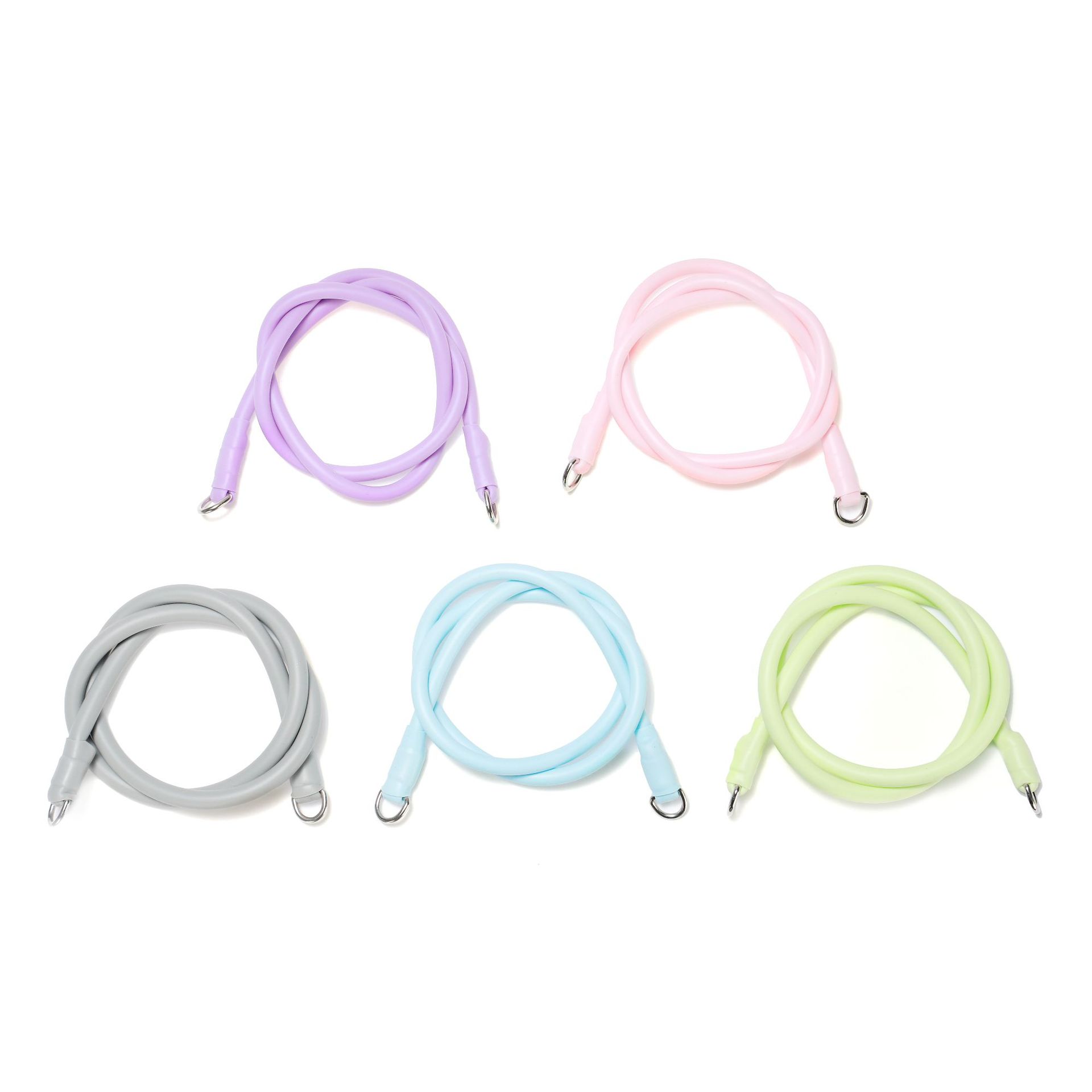 Tpe Elastic Tube Elastic Rope Chest Muscle Training Belt Tension Rope Tension Belt Complete Styles Can Be Customized and Processed According to Samples