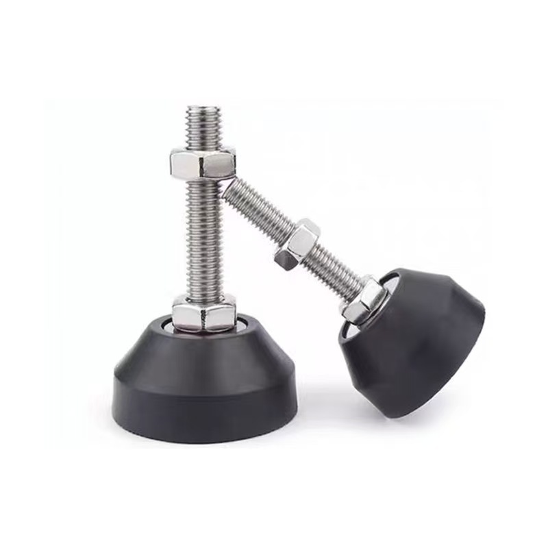 Enhanced Solid Nylon Fixed Aluminum Profile Foot Cup, Load-Bearing Table Foot Cup