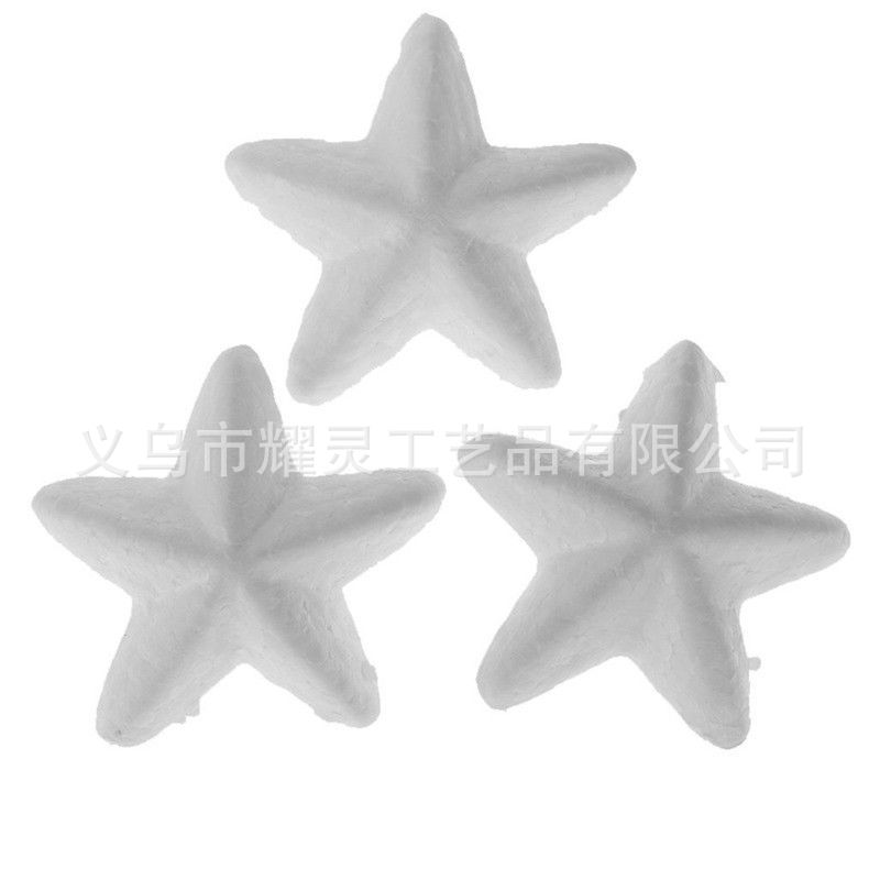 Manufacturers produce Styrofoam five-pointed star Christmas decoration DIY material