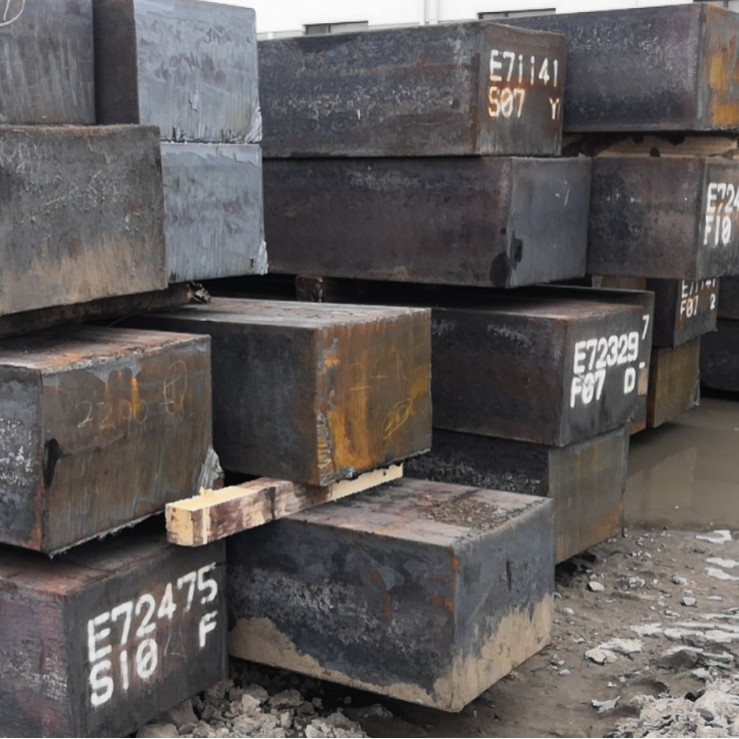 10 # Steel 370 * 510 Large Size Rectangular Billet Square Billet Forging with Steel Pu Carbon