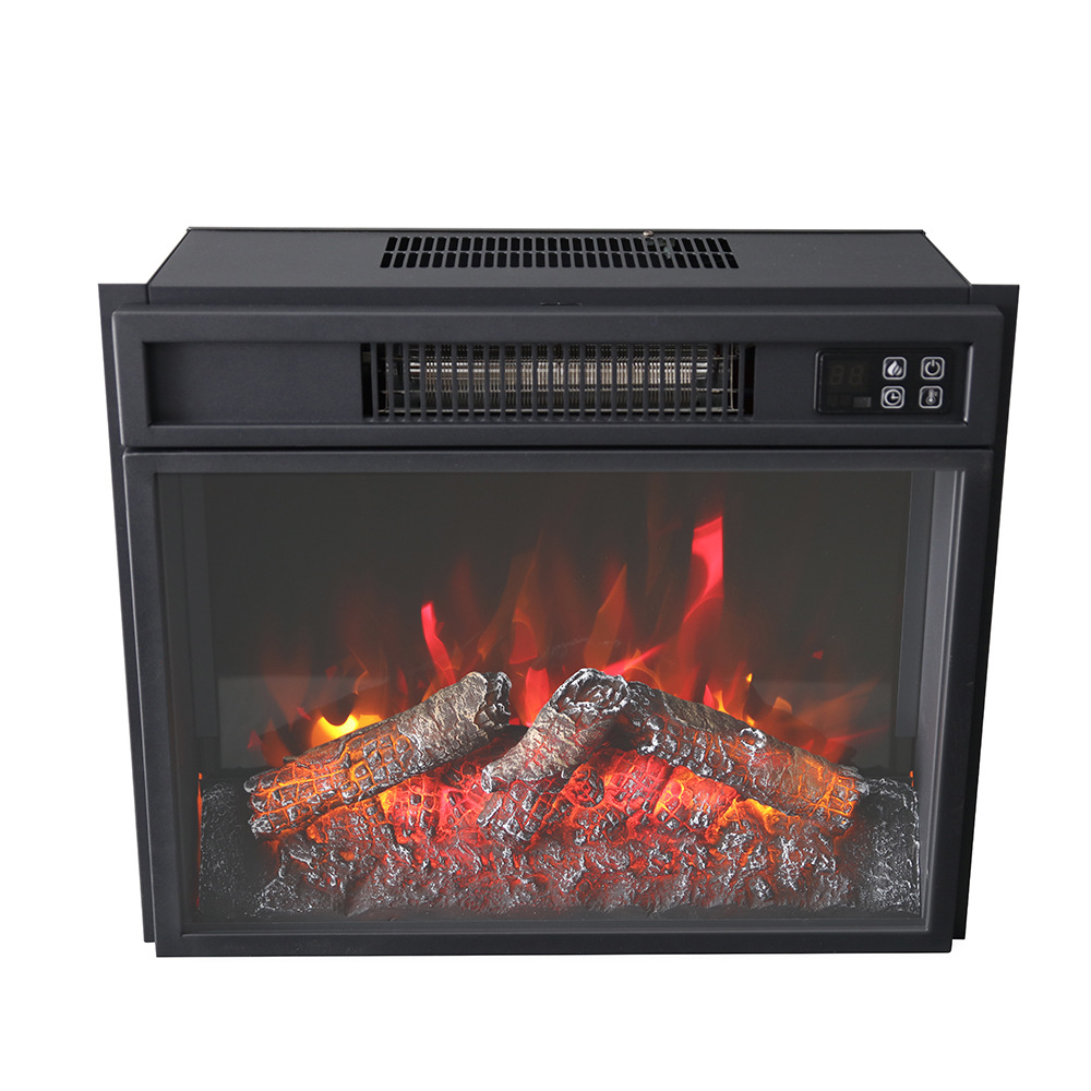 Cross-Border American-Style Fireplace Decorative Cabinet Heater Household Wood Simulation Flame Fireplace Core Embedded Electronic Fireplace