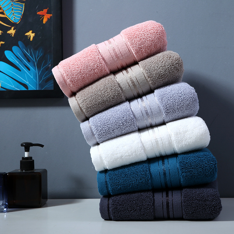 Factory Wholesale Pure Cotton 5A Antibacterial Towel, Class a All-Cotton Household Adult Face Towel, One-Piece Dropshipping, Quick-Drying and Absorbent