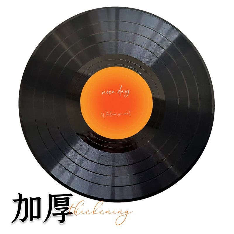 diy vinyl record sunset ornaments retro wall clock cafe bar living room clock clock birthday gift ins